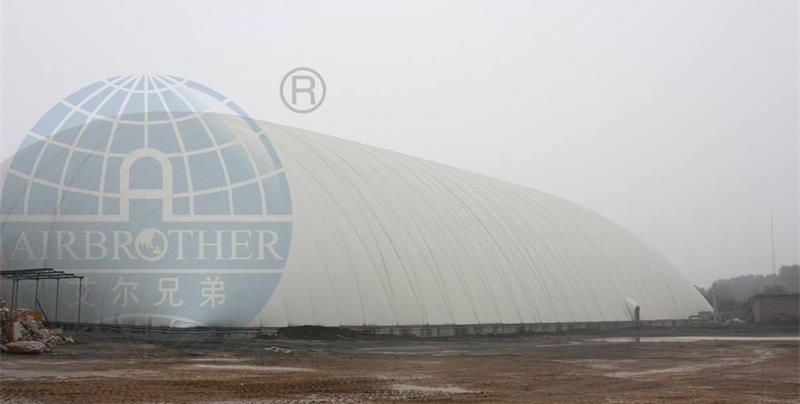 智能氣膜封閉儲煤倉可以建多大跨度？