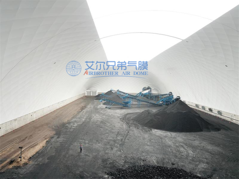 氣膜建筑推動煤場向更加環(huán)保、高效的道路發(fā)展
